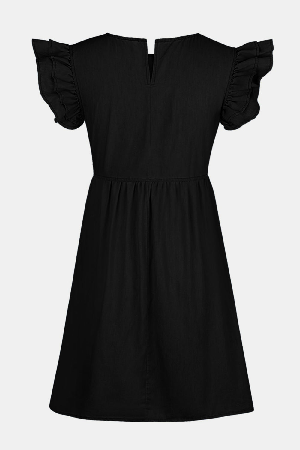 Little Miss Innocent  Cap Sleeve Denim Dress